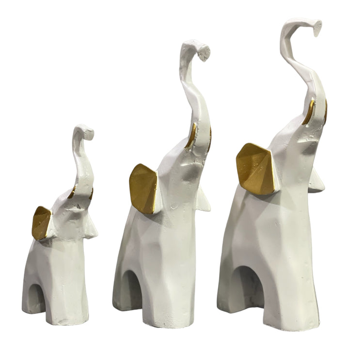 Cute Elephant Showpiece Set of 3 for Gifting