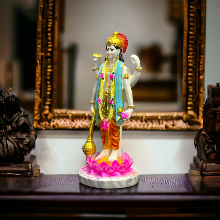Vishnu Naryan Marble Standing Idol 