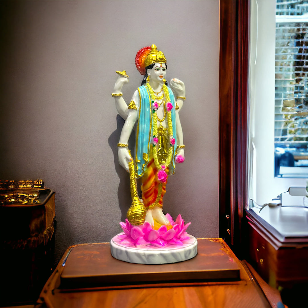 Vishnu Naryan Marble Standing Idol 
