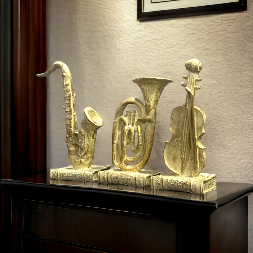 Musical Instruments Showpiece Polyresin