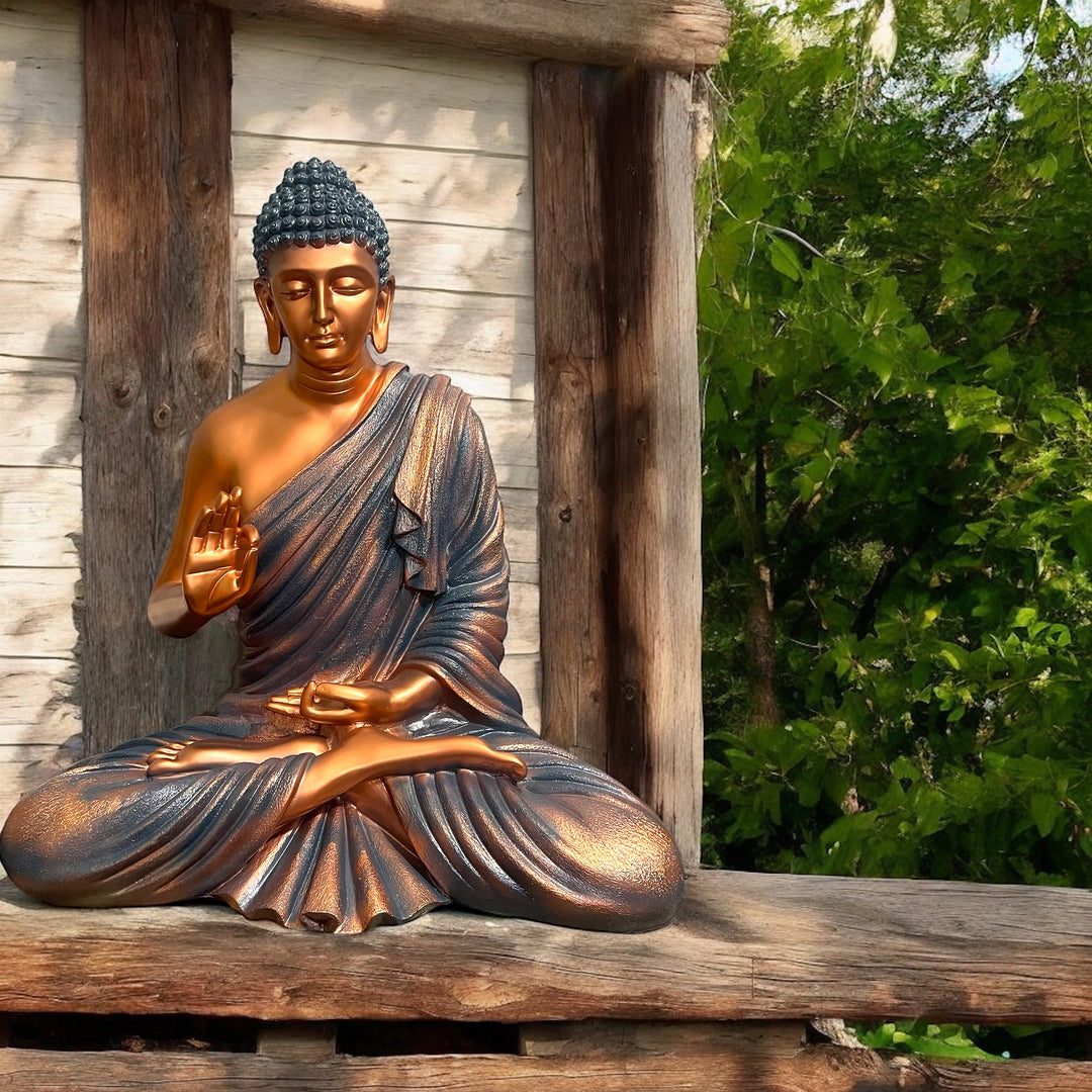 Premium 2 Ft Resin Buddha Idol | Decorative Buddha for Spa, Office & Balcony