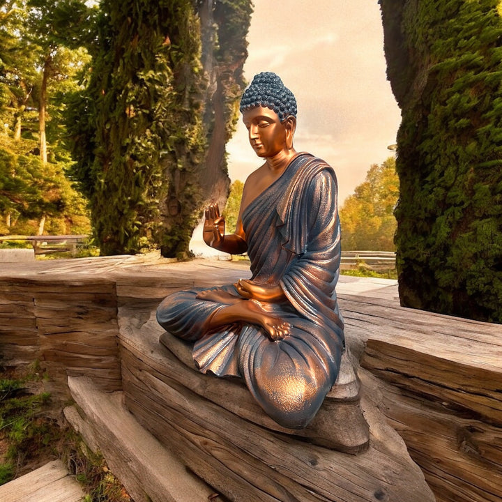 Premium 2 Ft Resin Buddha Idol | Decorative Buddha for Spa, Office & Balcony