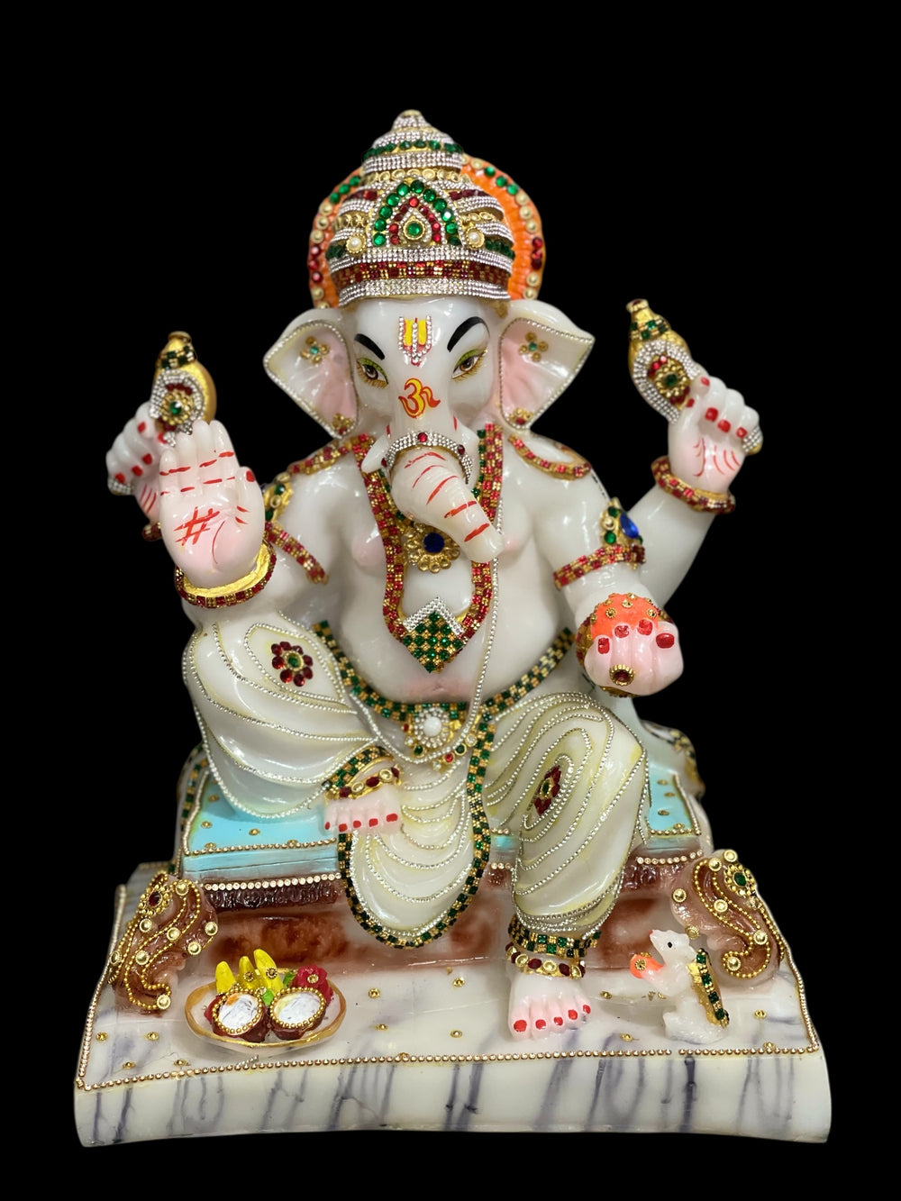 Ganpati Ganesh 1.5 feet marble idol statue murti