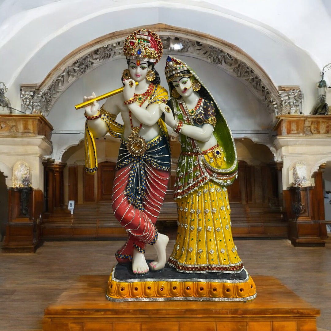 radha krishna big size statue for decoration