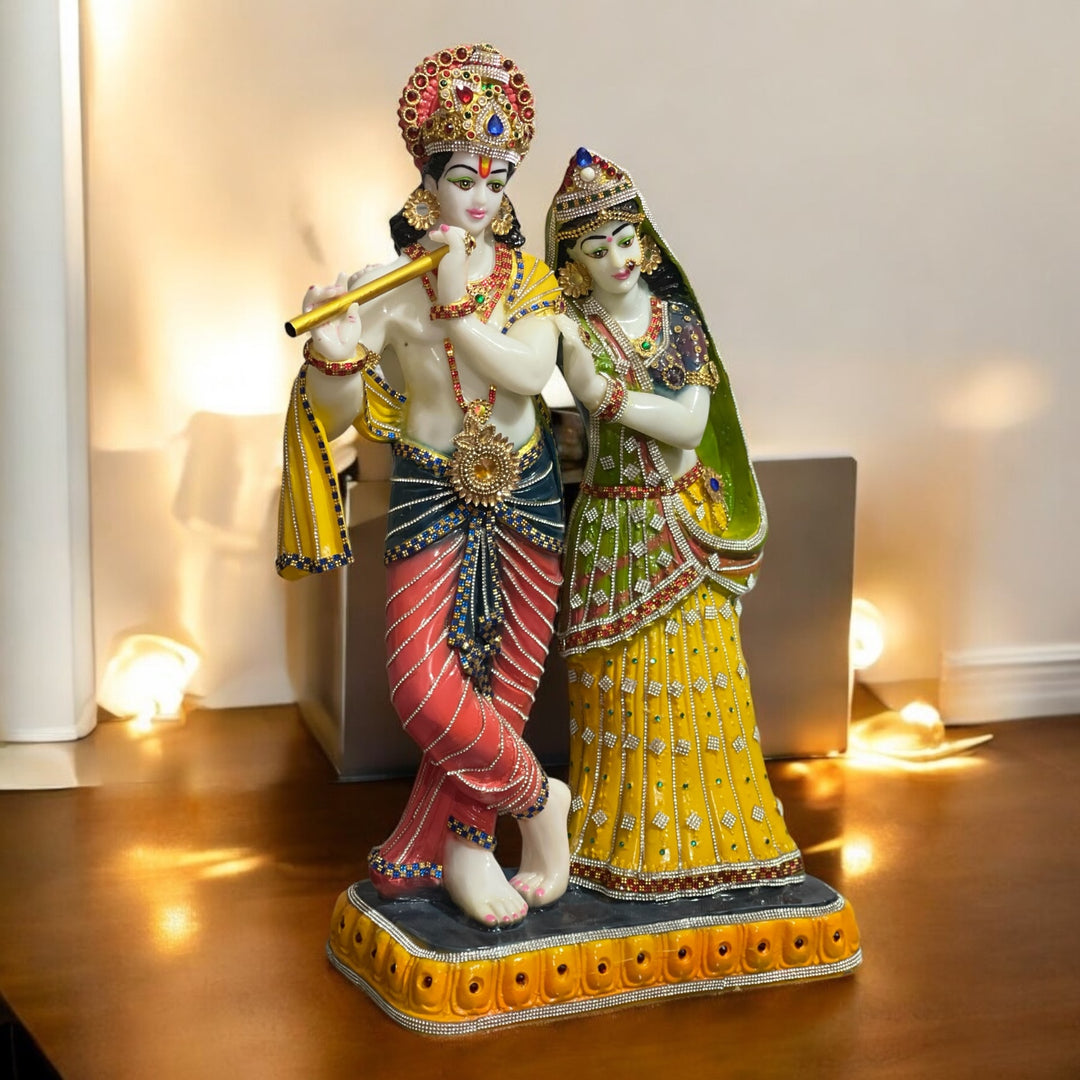 radha krishna murti for home mandir 2 feet