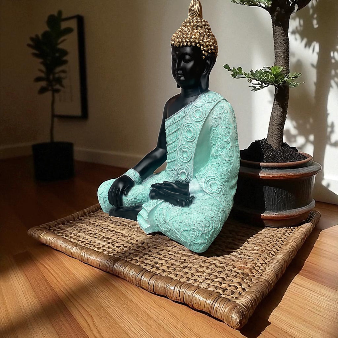 Gautam Buddha Statue Bhumisparsha Mudra Symbol of Peace Home décor Idol H- 24 Inches