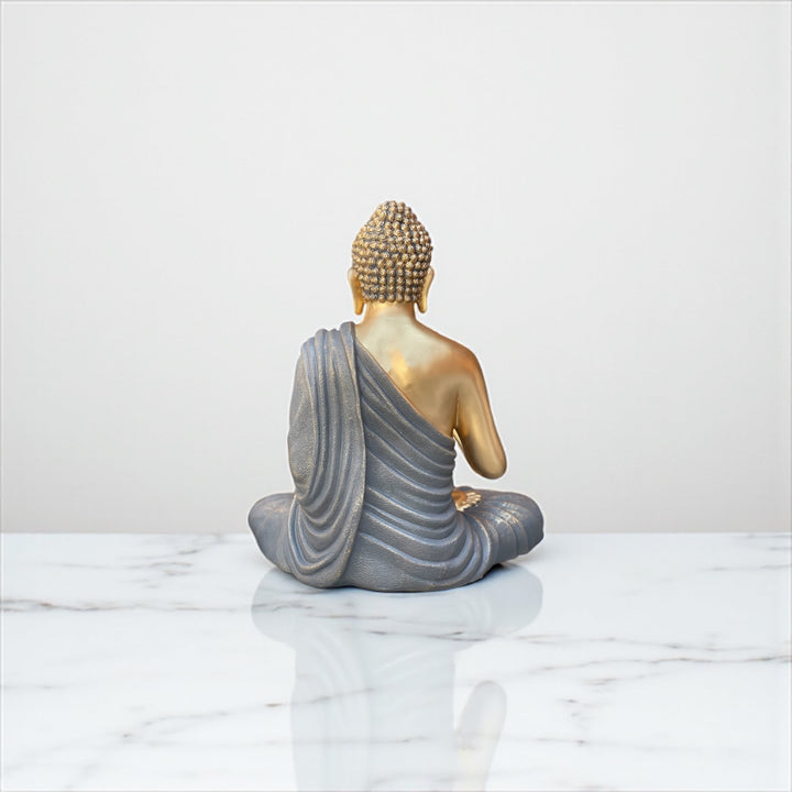 Buddha Idol 2 feet Large Meditating Resin Buddha Statue Height 55 CM