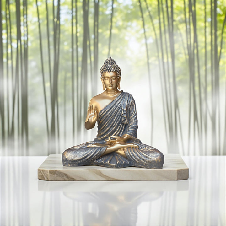 Economical Price Buddha Statue 1.5 Feet | CutnCurve Premium Resin Creation