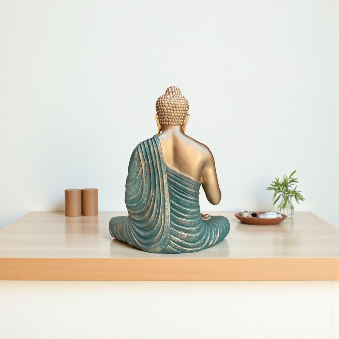 3 Feet Buddha Statue Resin Fiber Best For Outdoor Indoor Decor