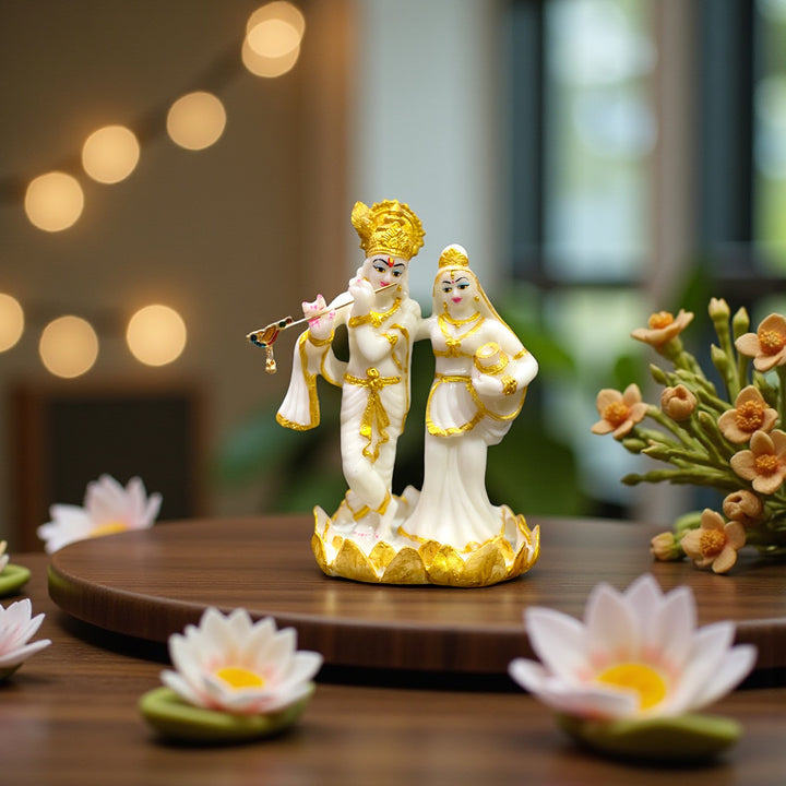 Radha Krishna for Home Temple,H-19cm