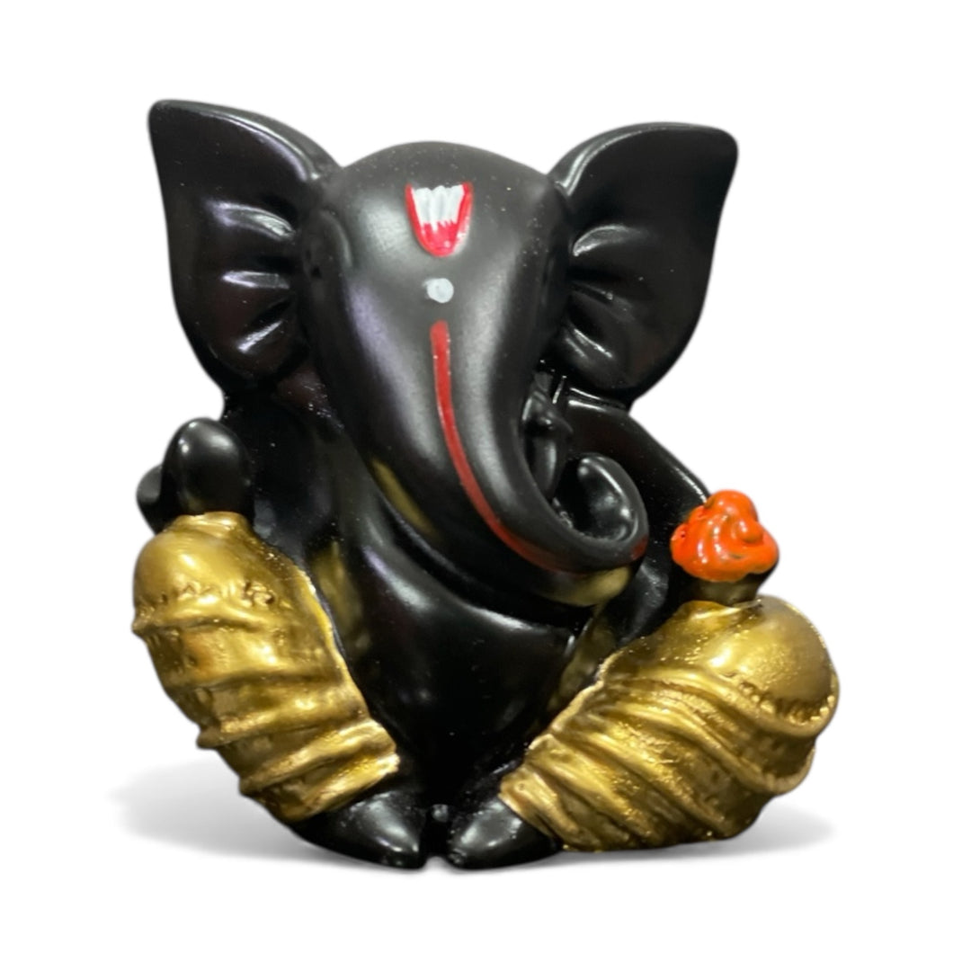 Car Dashboard Ganesh Idol Gifting Office Puja Decor Height 6.5 cm