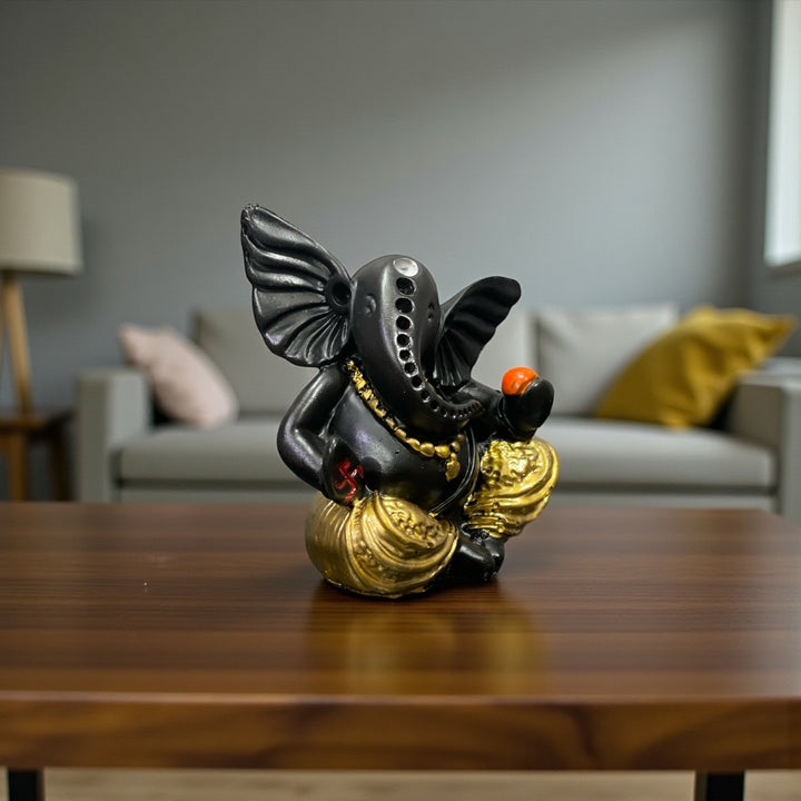 Lord Ganesh Idol For Car Dashboard Idol Gifting Office Puja Decor Height 6.5 cm