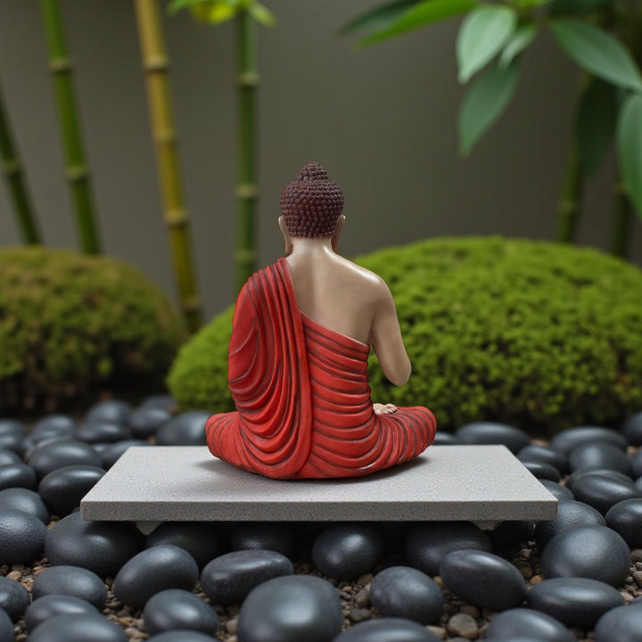 Big 3 Ft Buddha Idol Made of Resin Fiber | Decorative Buddha Sculpture for Indoor & Outdoor Use