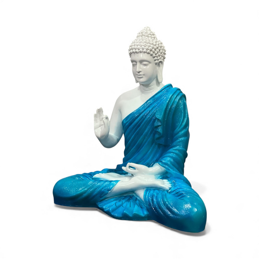 15 Inch Buddha Statue by CutnCurve | Elegant Resin Idol at Economical Price