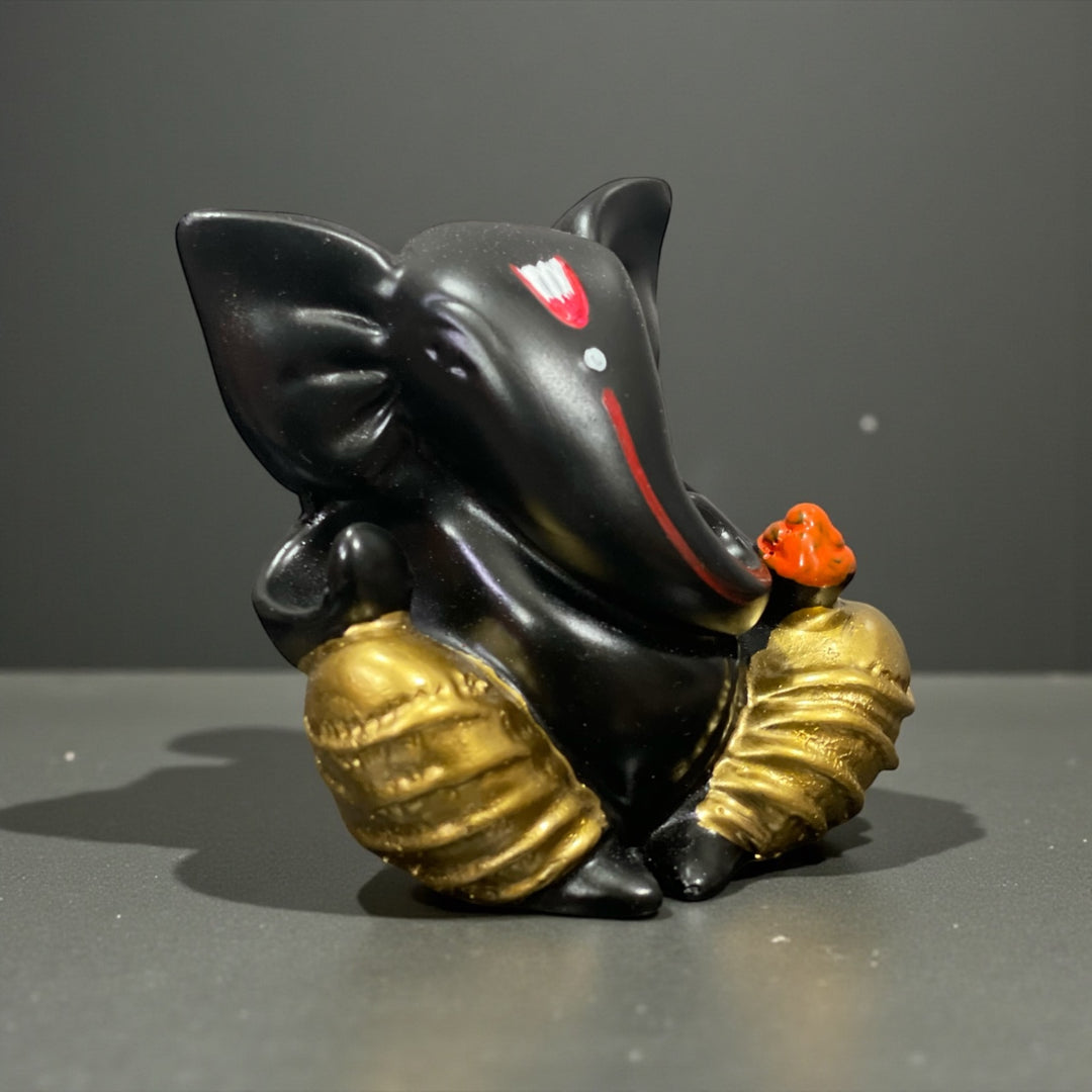 Car Dashboard Ganesh Idol Gifting Office Puja Decor Height 6.5 cm