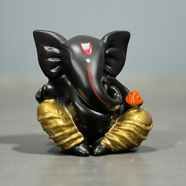 Car Dashboard Ganesh Idol Gifting Office Puja Decor Height 6.5 cm