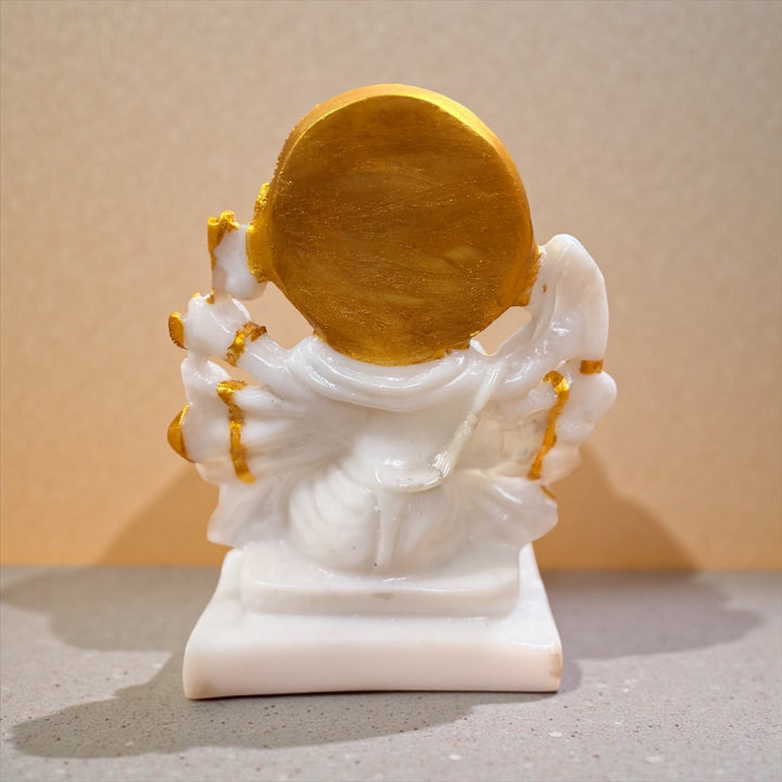 Cutncurve® Panchmukhi Hanuman Idol 6 Inches – Composite Marble Divine Statue