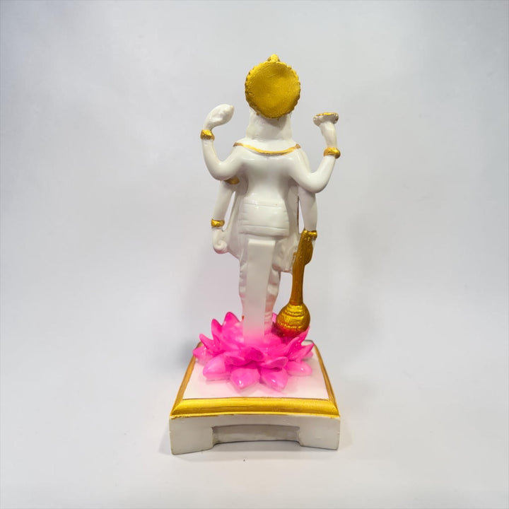 CutnCurve® Lord Vishnu Narayan Idol 10 Inches – Premium Resin Murti for Ekadashi Puja, Home Temple & Spiritual Decor