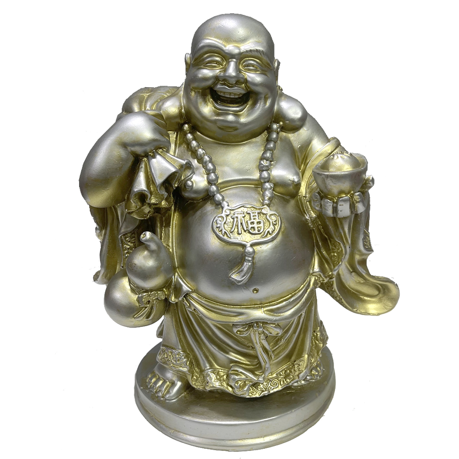 Laughing Buddha have Coin Pottly Statue