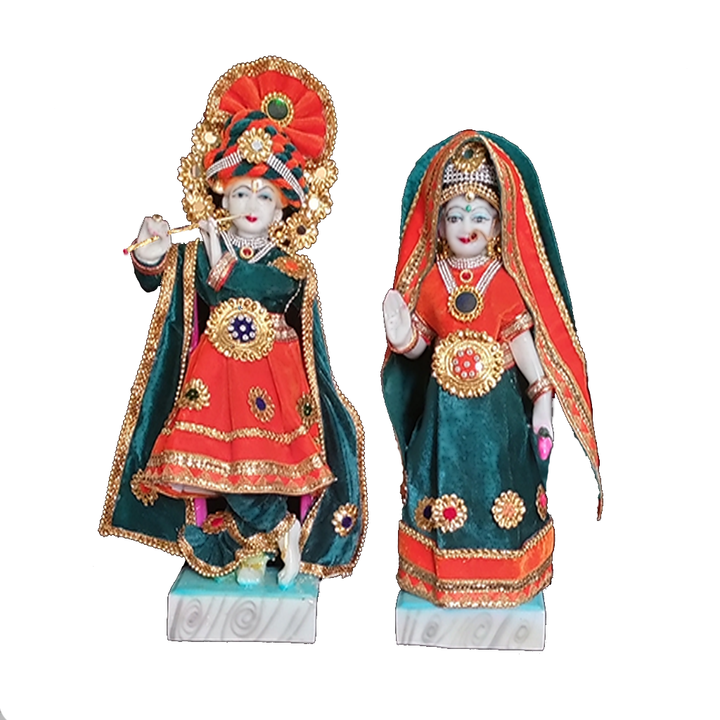 Radha Krishan Marble Statue