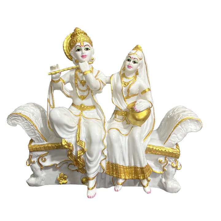 Radha Krishan Sitting On Sofa Idol