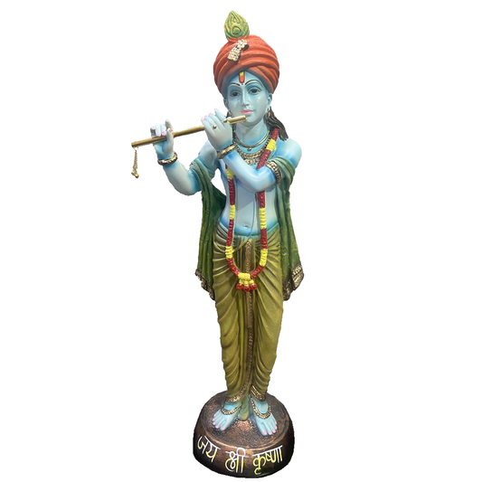 Standing Beautiful Krishna with Bansuri, Height-77 CM