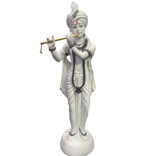 Standing Beautiful Krishna with Bansuri, Height-77 CM