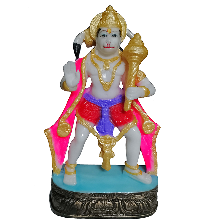 Standing Hanuman Marble Idol