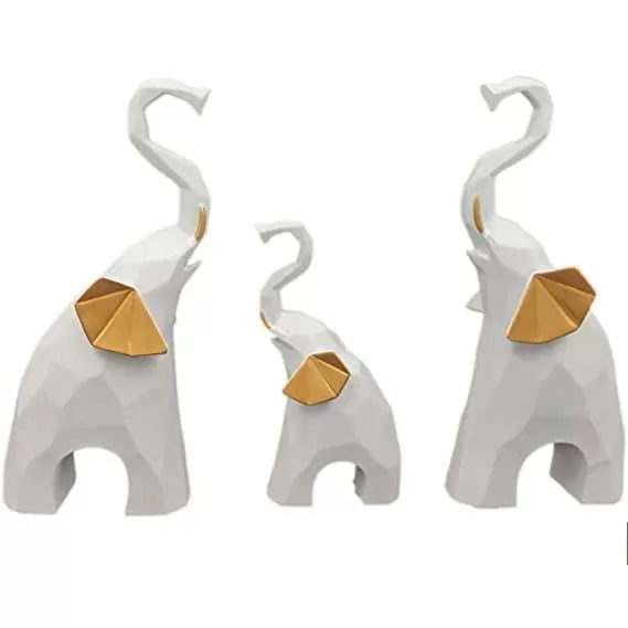 Cute Elephant Showpiece Set of 3 for Gifting