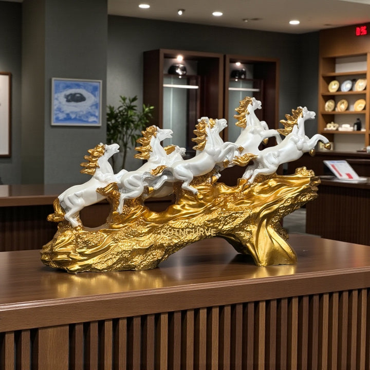 decorative seven horses
business success vastu item
career growth vastu decor
wealth attracting horse statue