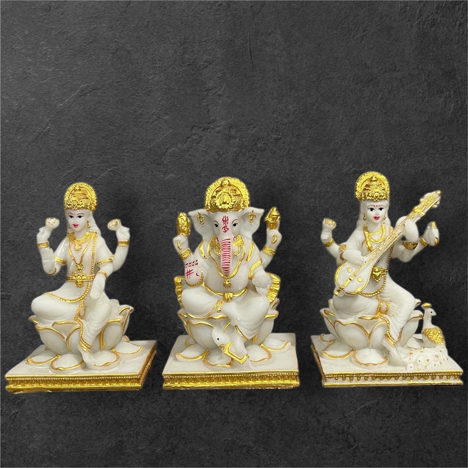 laxmi_ganesh_saraswati_statue.