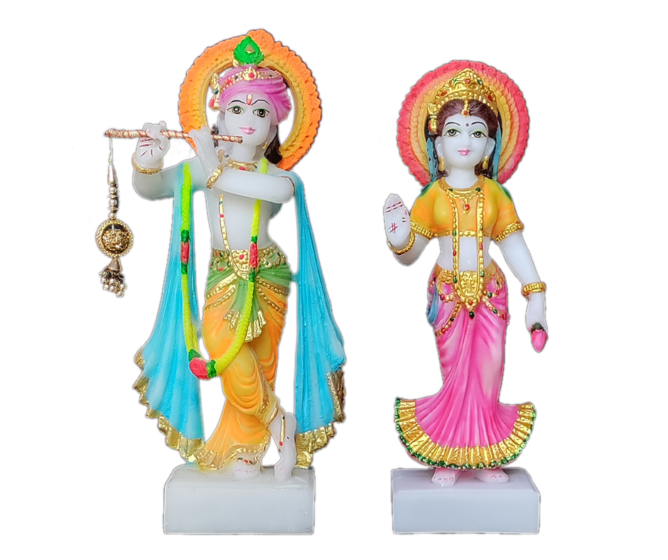 Marble Radha Krishan Statue