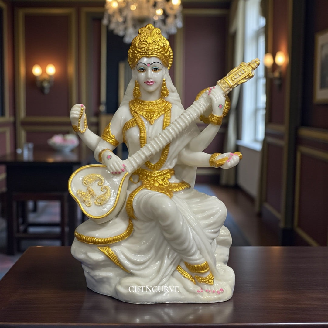 saraswati idol for educational institutions
large saraswati idol 21 inch
saraswati mata murti for library
maa saraswati idol for saraswati puja
saraswati idol for vasant panchami
saraswati murti for college prayer hall
composite marble saraswati idol
